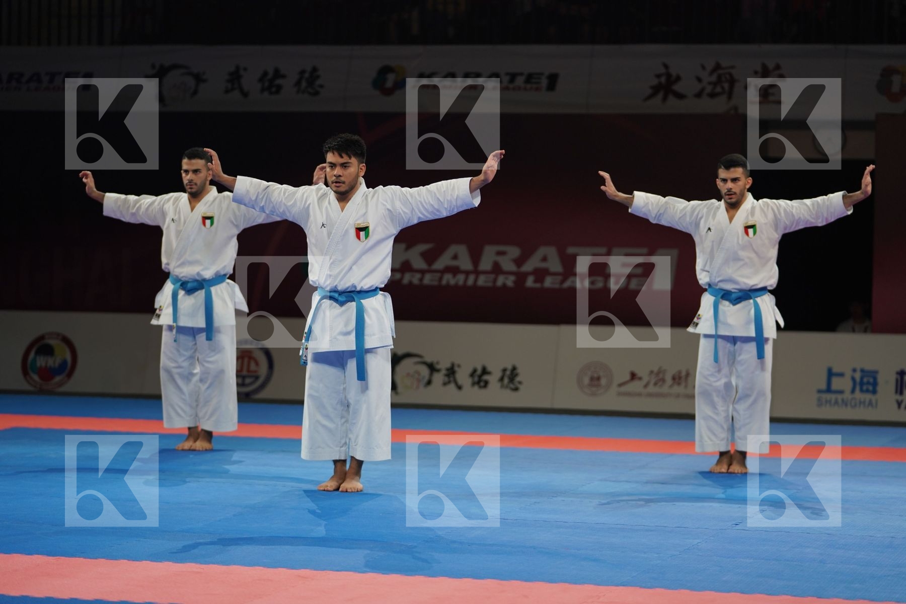 KUWAIT in Senior Team Male Kata - Gold bout