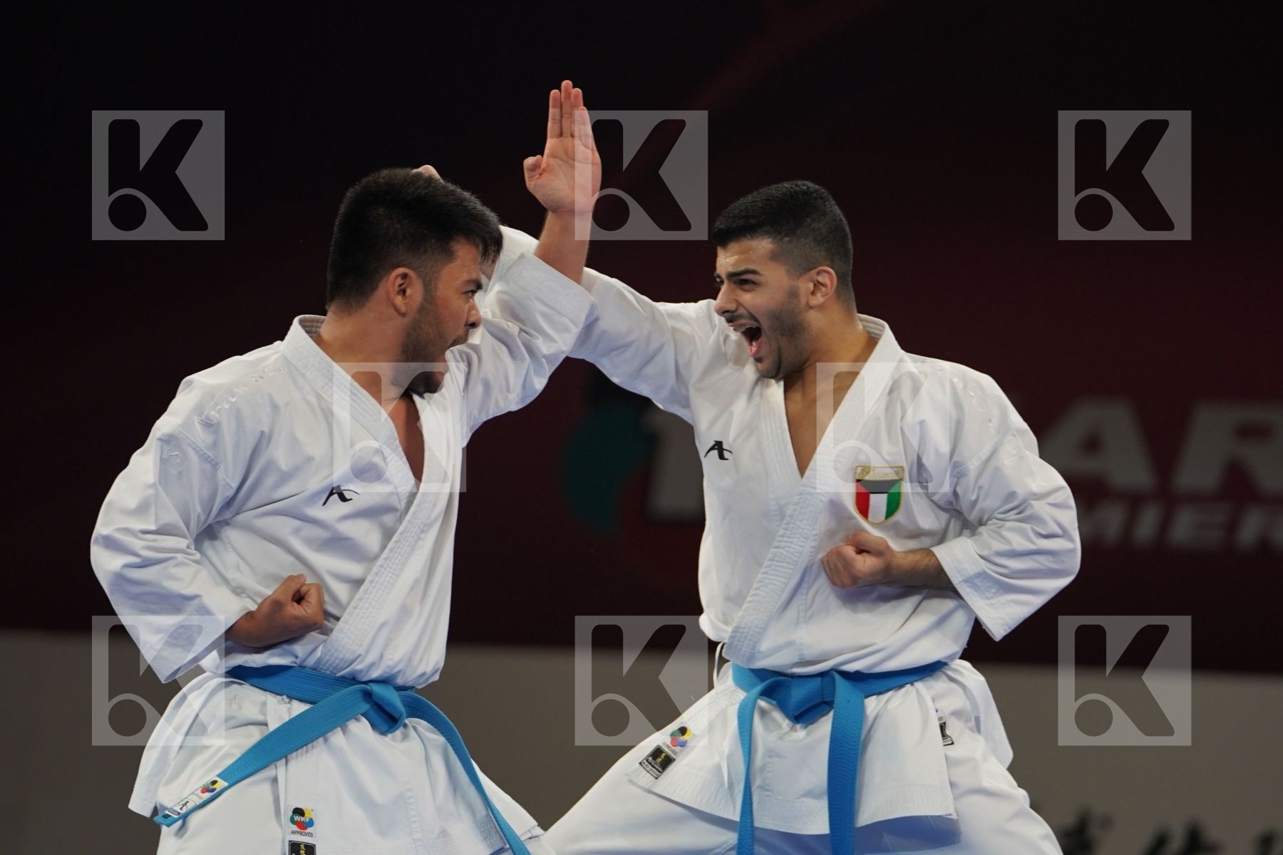 KUWAIT in Senior Team Male Kata - Gold bout