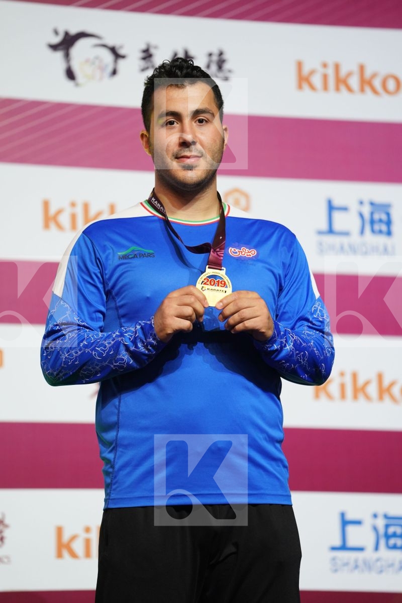 GANJZADEH SAJAD (ISLAMIC REPUBLIC OF IRAN) during podium ceremony