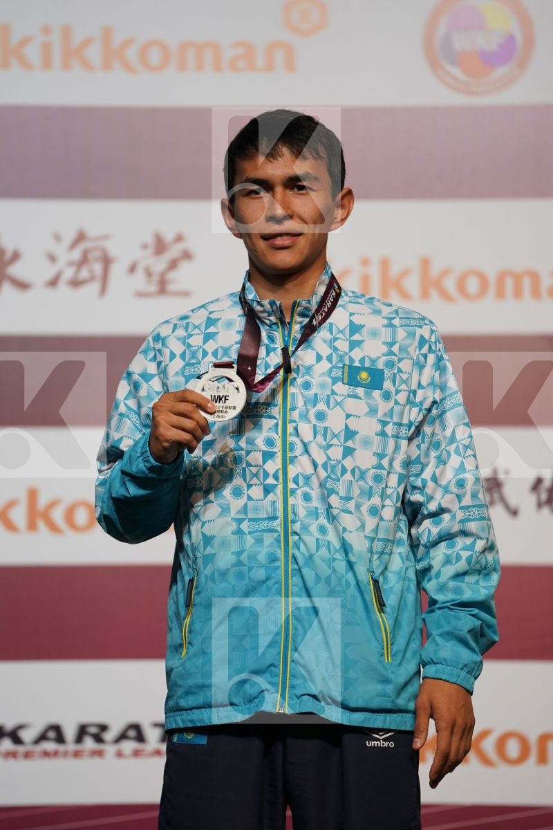 ALPYSBAIR KAISAR (KAZAKHSTAN) during podium ceremony