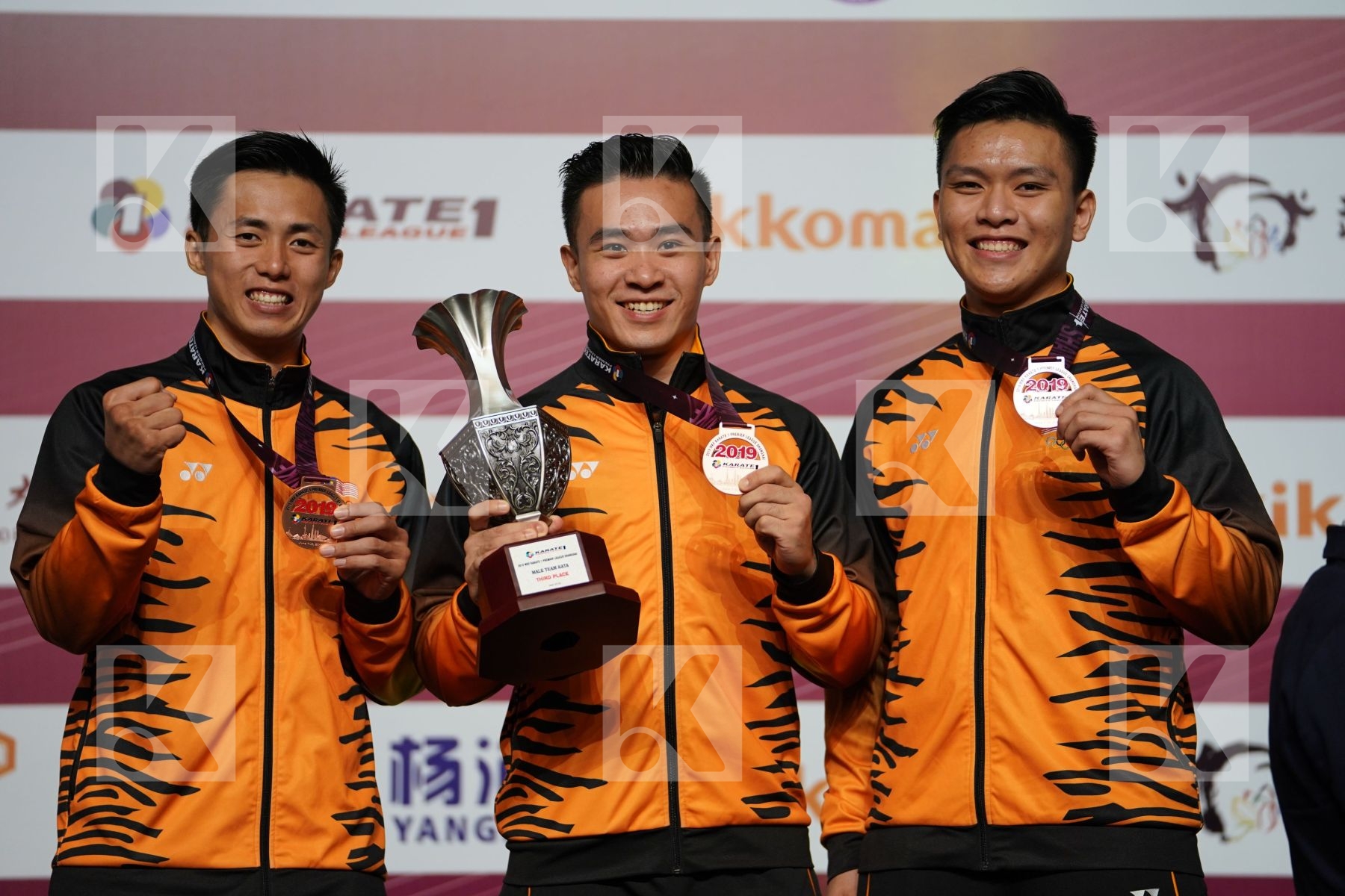 MALAYSIA during podium ceremony