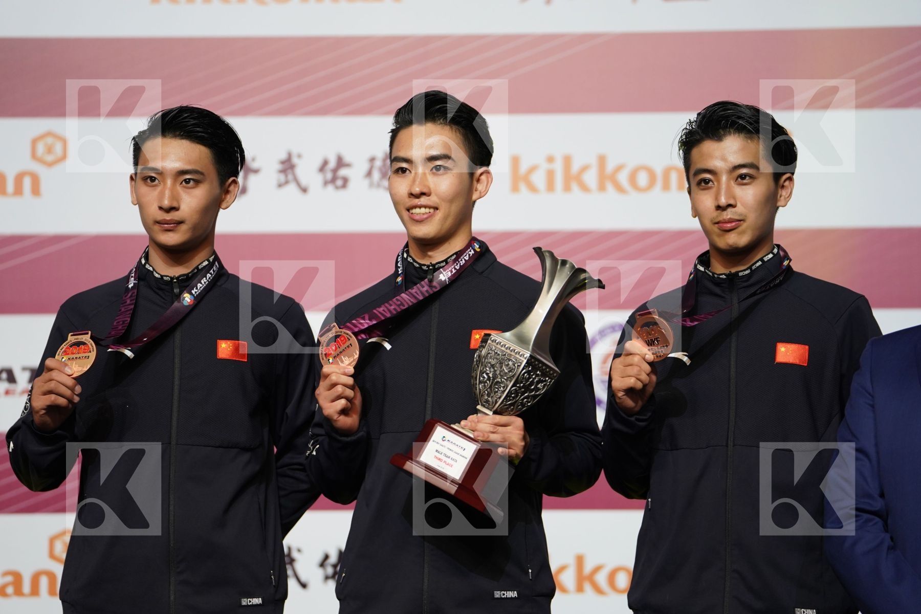 CHINA during podium ceremony