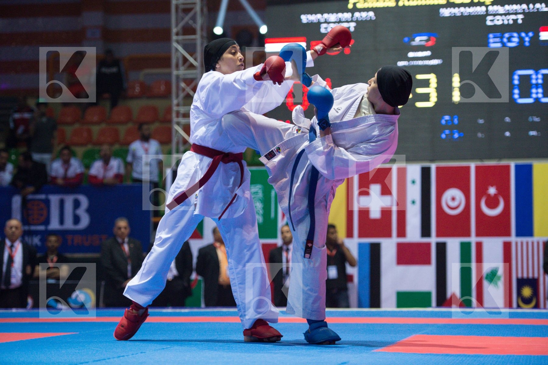 -50 kg Egypt final kumite Ozcelik Serap Rashed Areeg Turkey