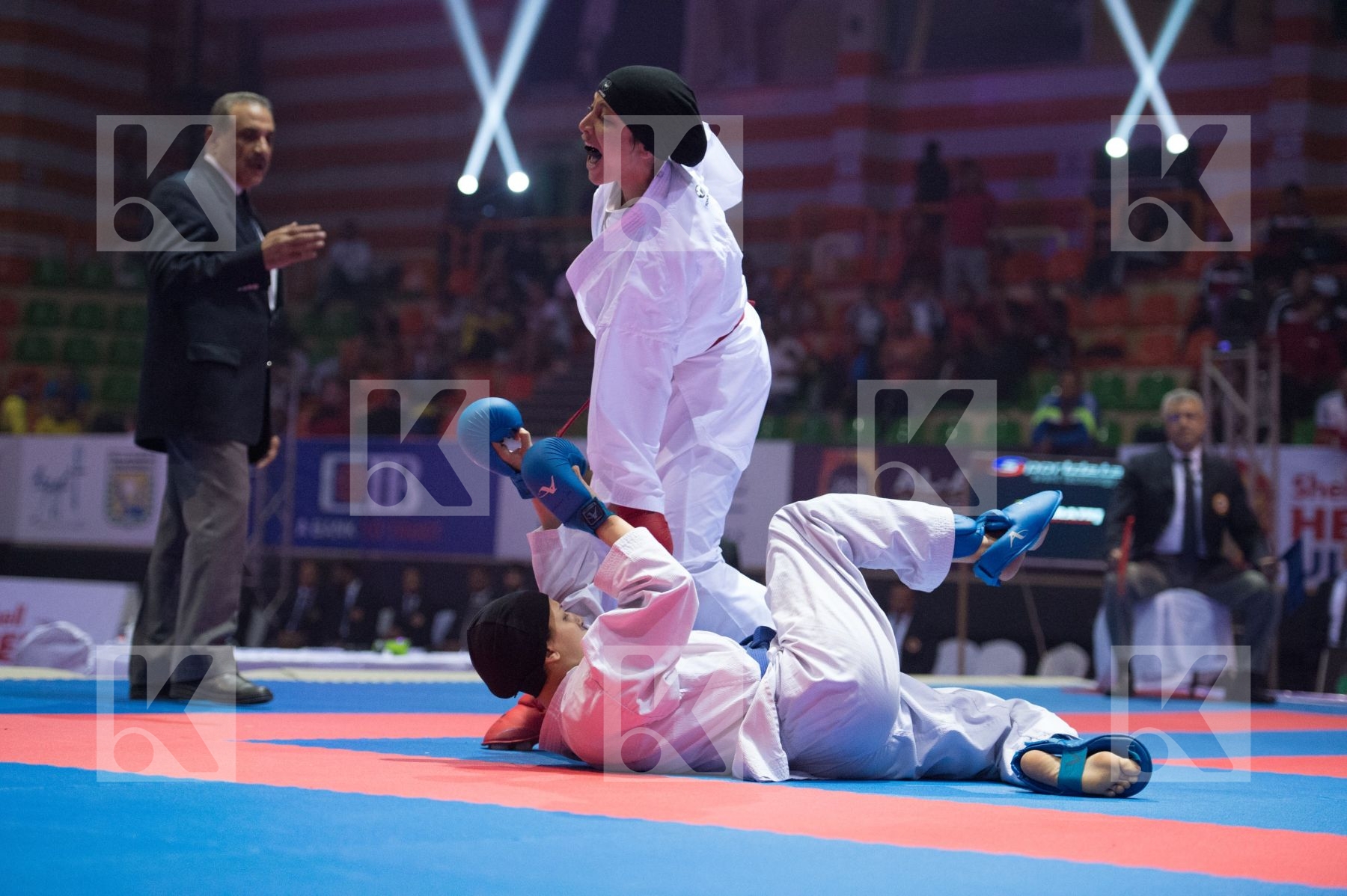 -50 kg Egypt final kumite Ozcelik Serap Rashed Areeg Turkey