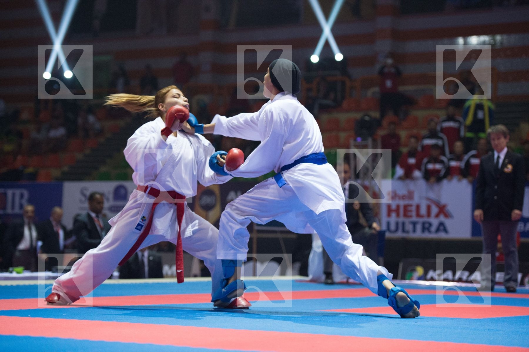 -61 kg Egypt final kumite Lotfy Giana Shheber Mouna Syrian Arab
