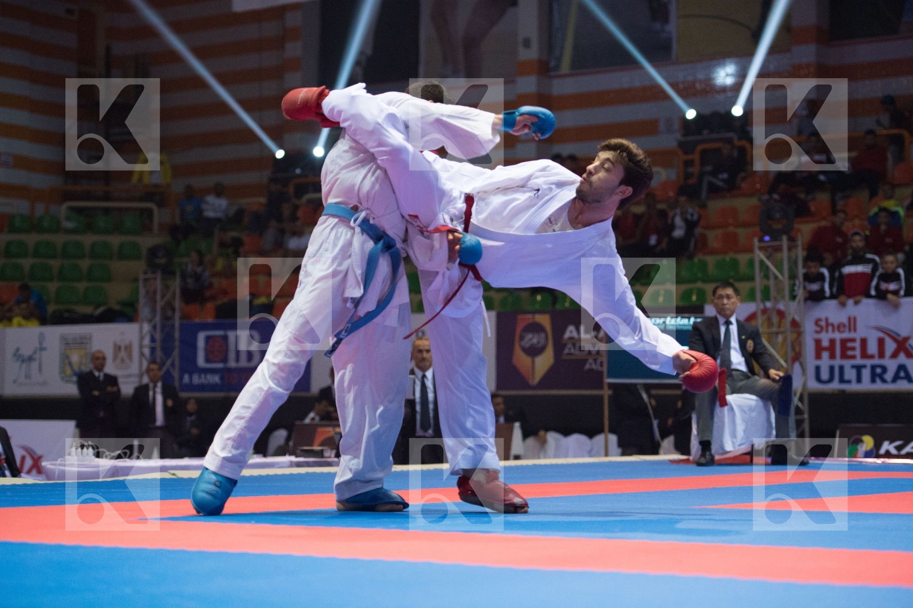 -67 kg Alnajjar Bashar Boujdi Abdelilah final Jordan kumite Moro