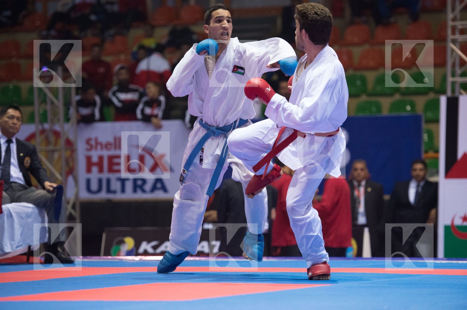 -67 kg Alnajjar Bashar Boujdi Abdelilah final Jordan kumite Moro