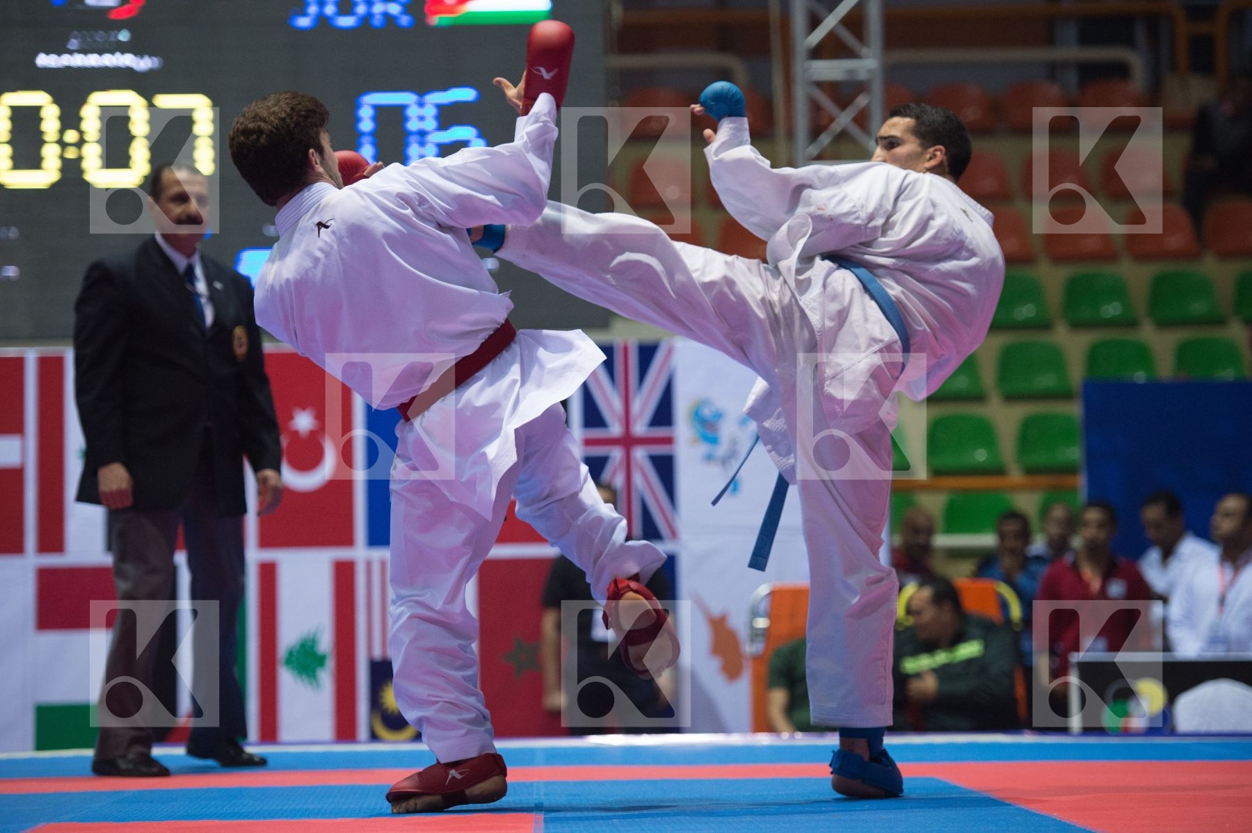 -67 kg Alnajjar Bashar Boujdi Abdelilah final Jordan kumite Moro