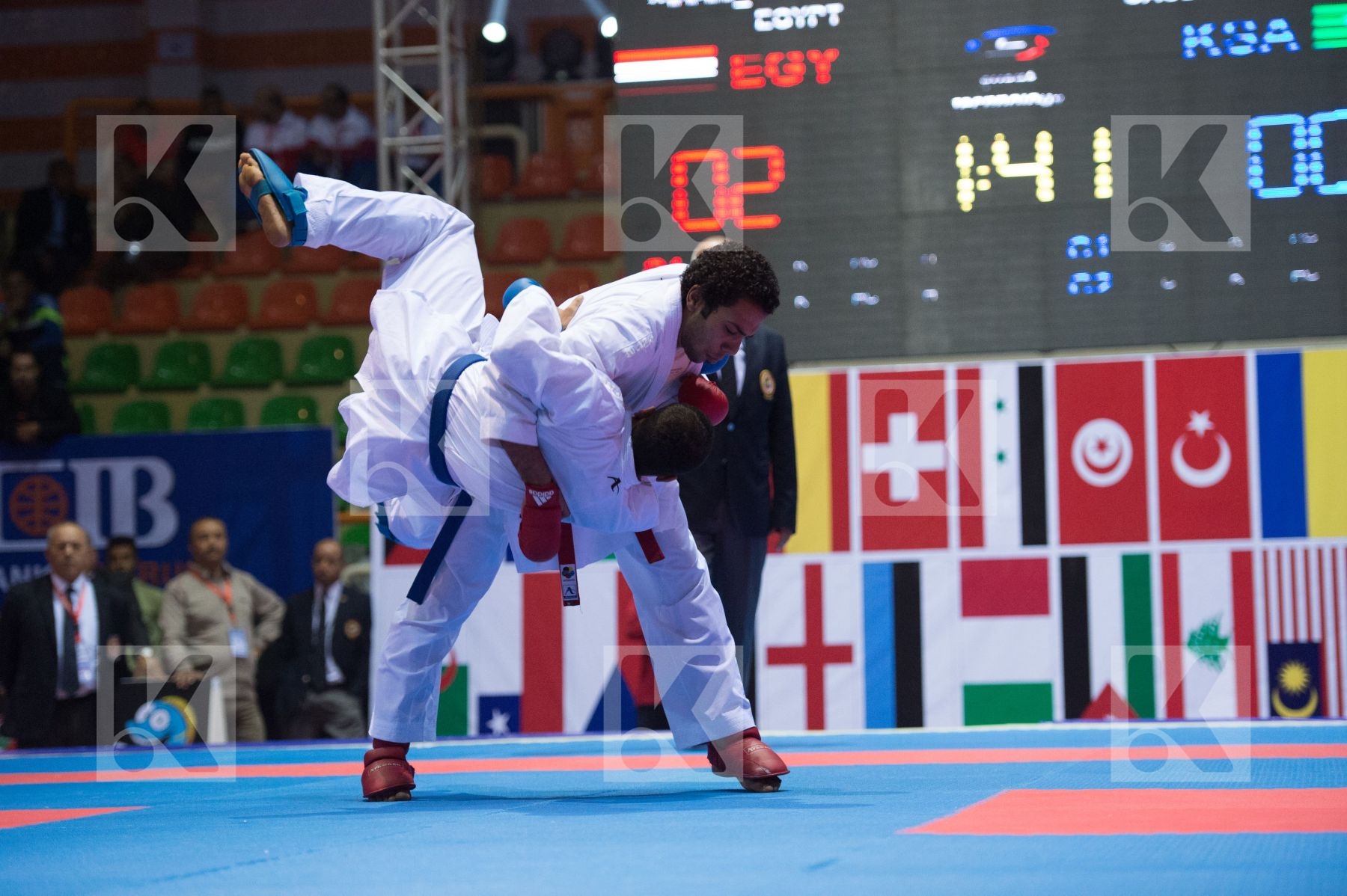 -75 kg Abdel Rahman Omar Alkhalifah Majed Egypt final kumite Sau