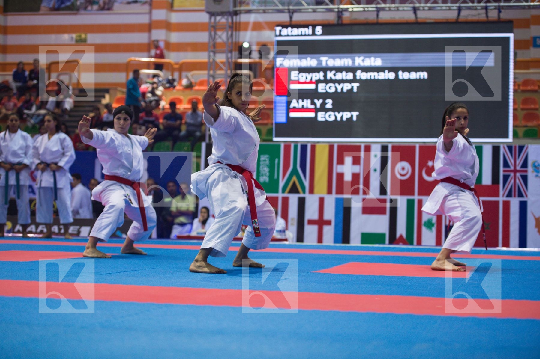 Egypt final kata team