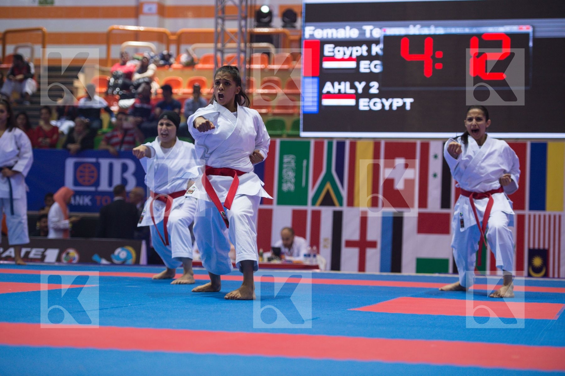 Egypt final kata team