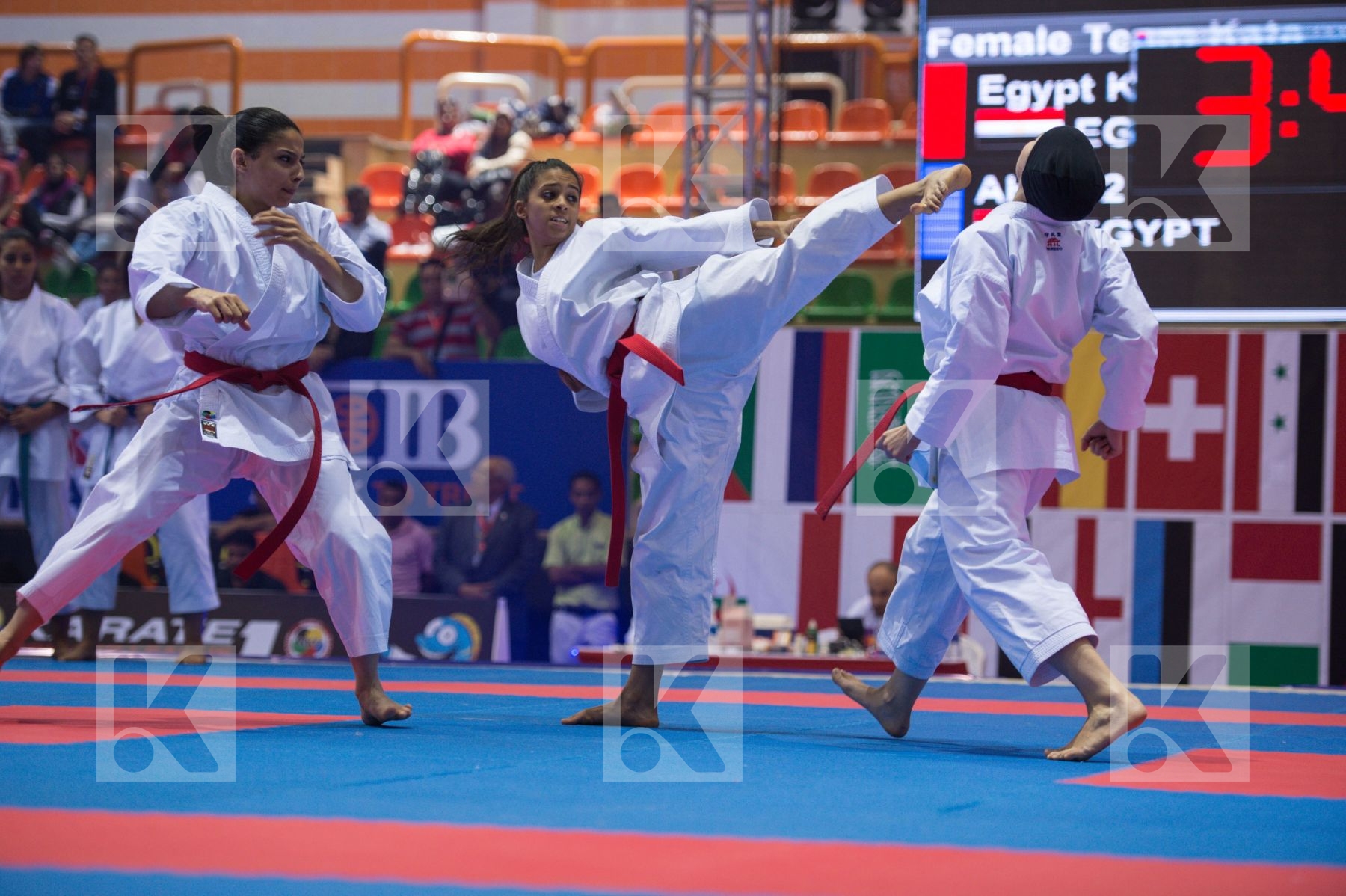 Egypt final kata team