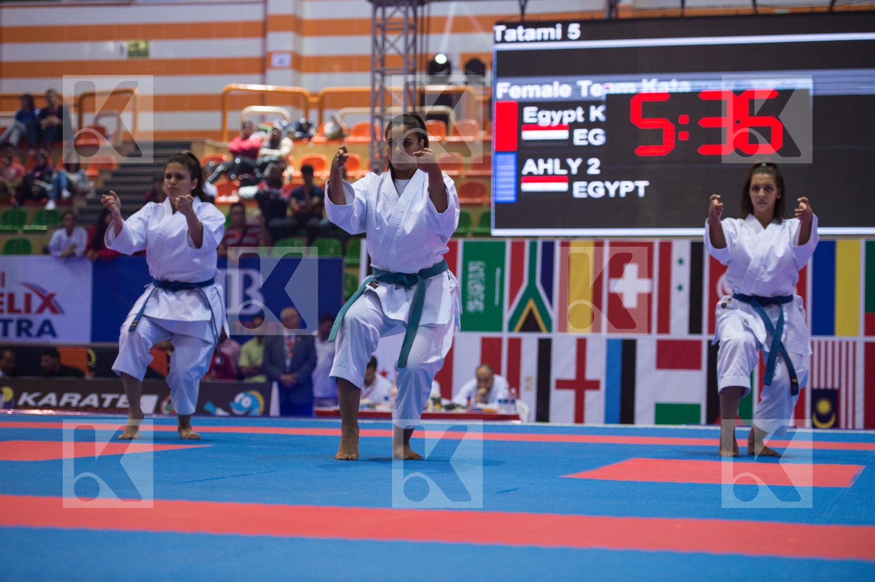 Egypt final kata team