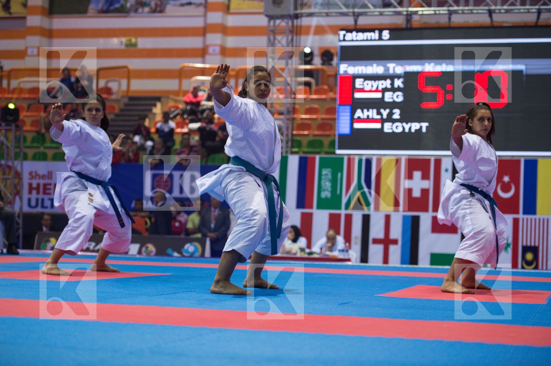 Egypt final kata team