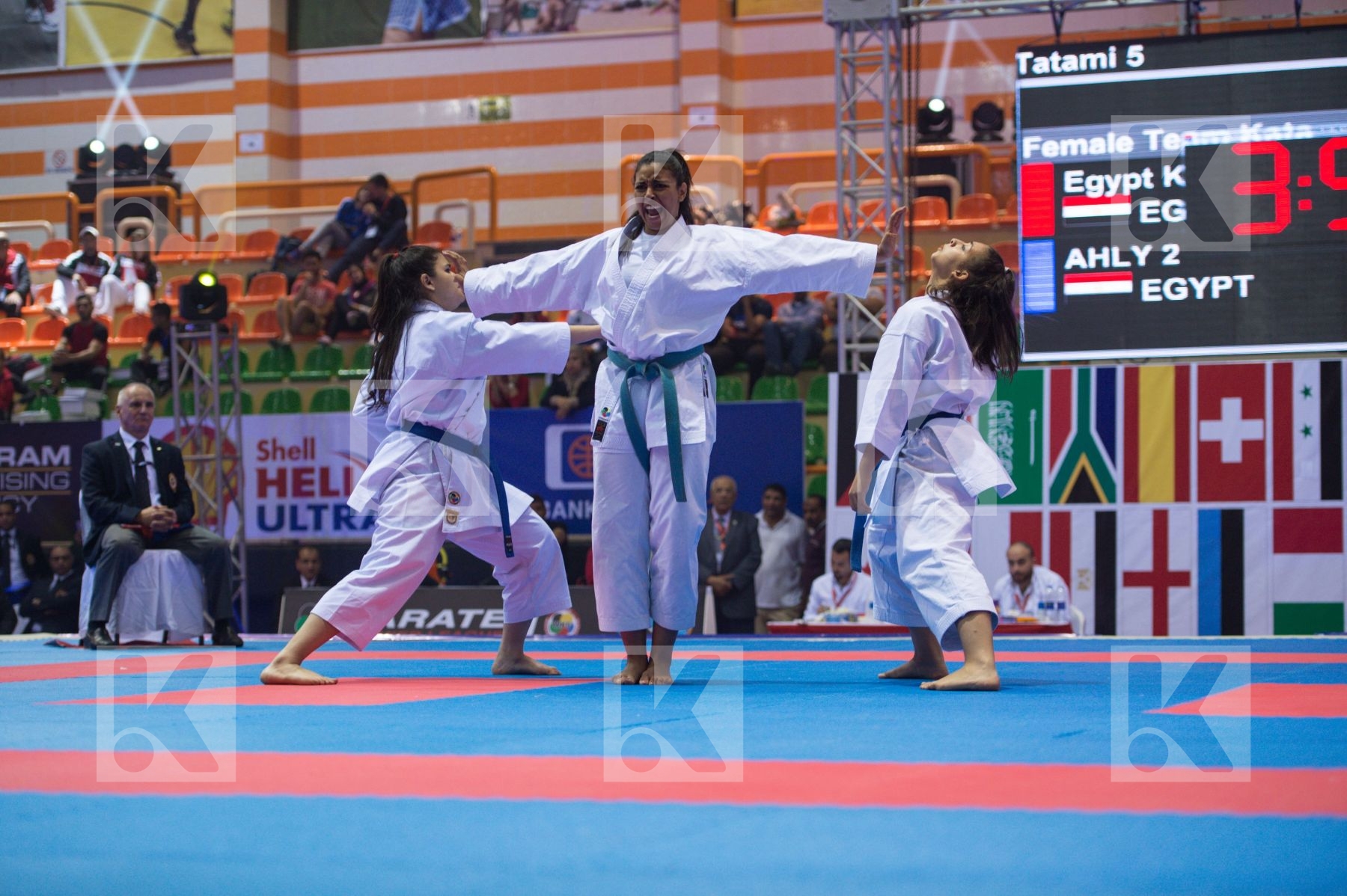 Egypt final kata team