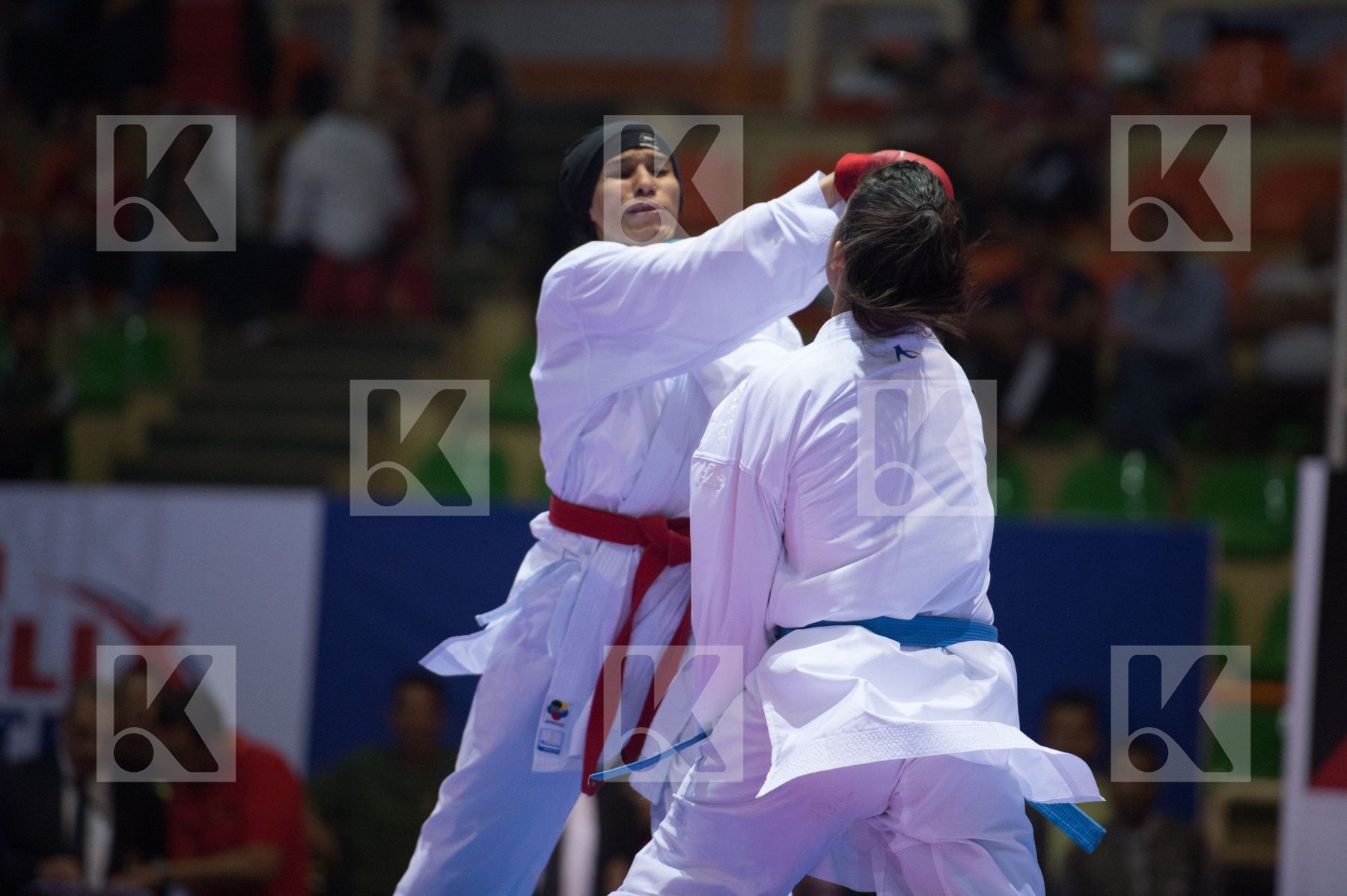 -68 kg Aly Aya Egypt final kumite Spain Vizcaino Gonzalez Cristi
