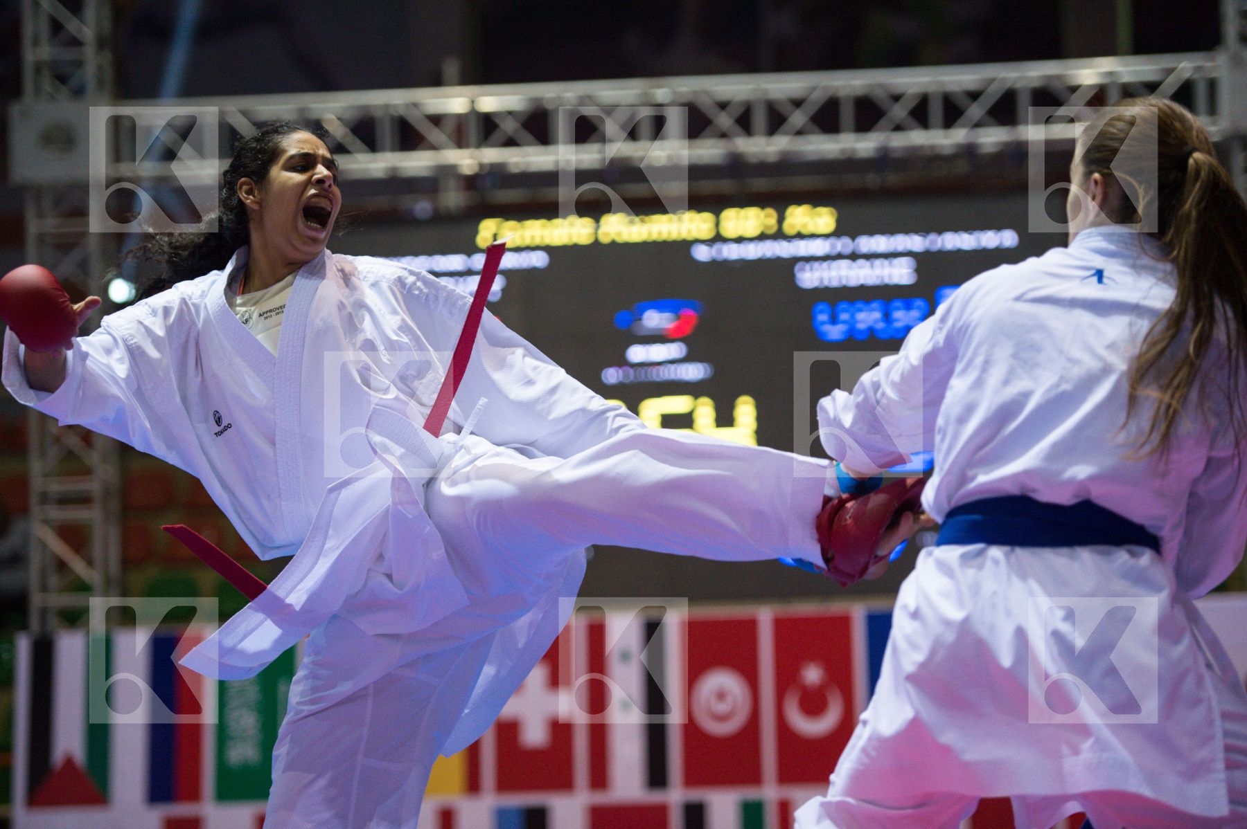 68+ kg Egypt final Hussam Sohila kumite Stepashko Anastasiya Ukr