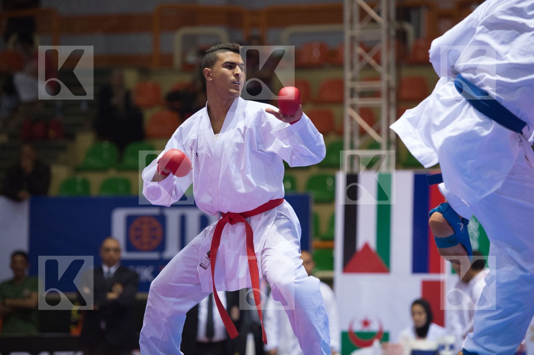 84+ kg Egypt Elasfar Ahmed final kumite Morocco Ouchen Achraf