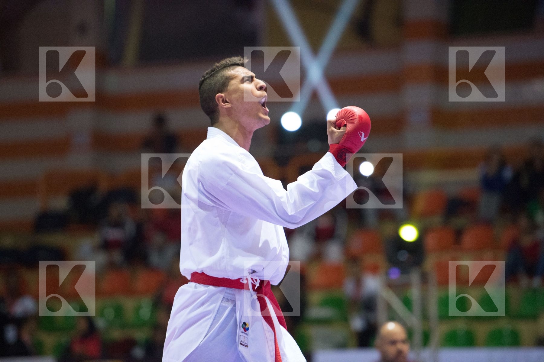 84+ kg Egypt Elasfar Ahmed final kumite Morocco Ouchen Achraf