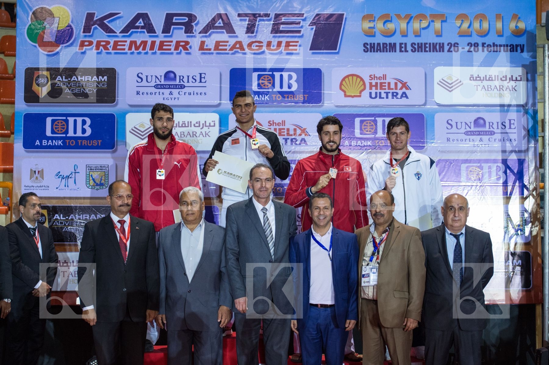 84+ kg Egypt Elasfar Ahmed Ezzar Ahmed Marouane kumite Morocco M