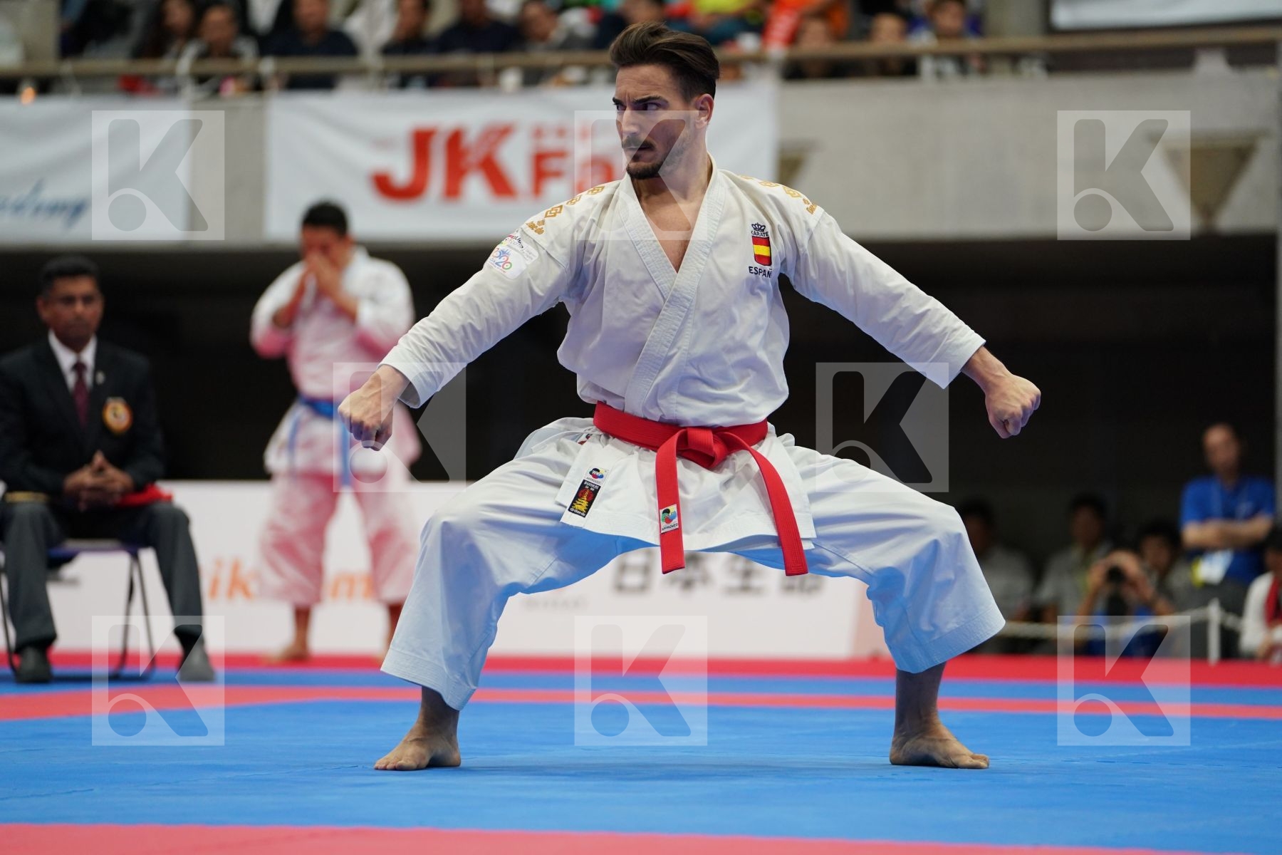 QUINTERO CAPDEVILA DAMIAN HUGO (SPAIN) in Senior Male Kata - Bronze bout