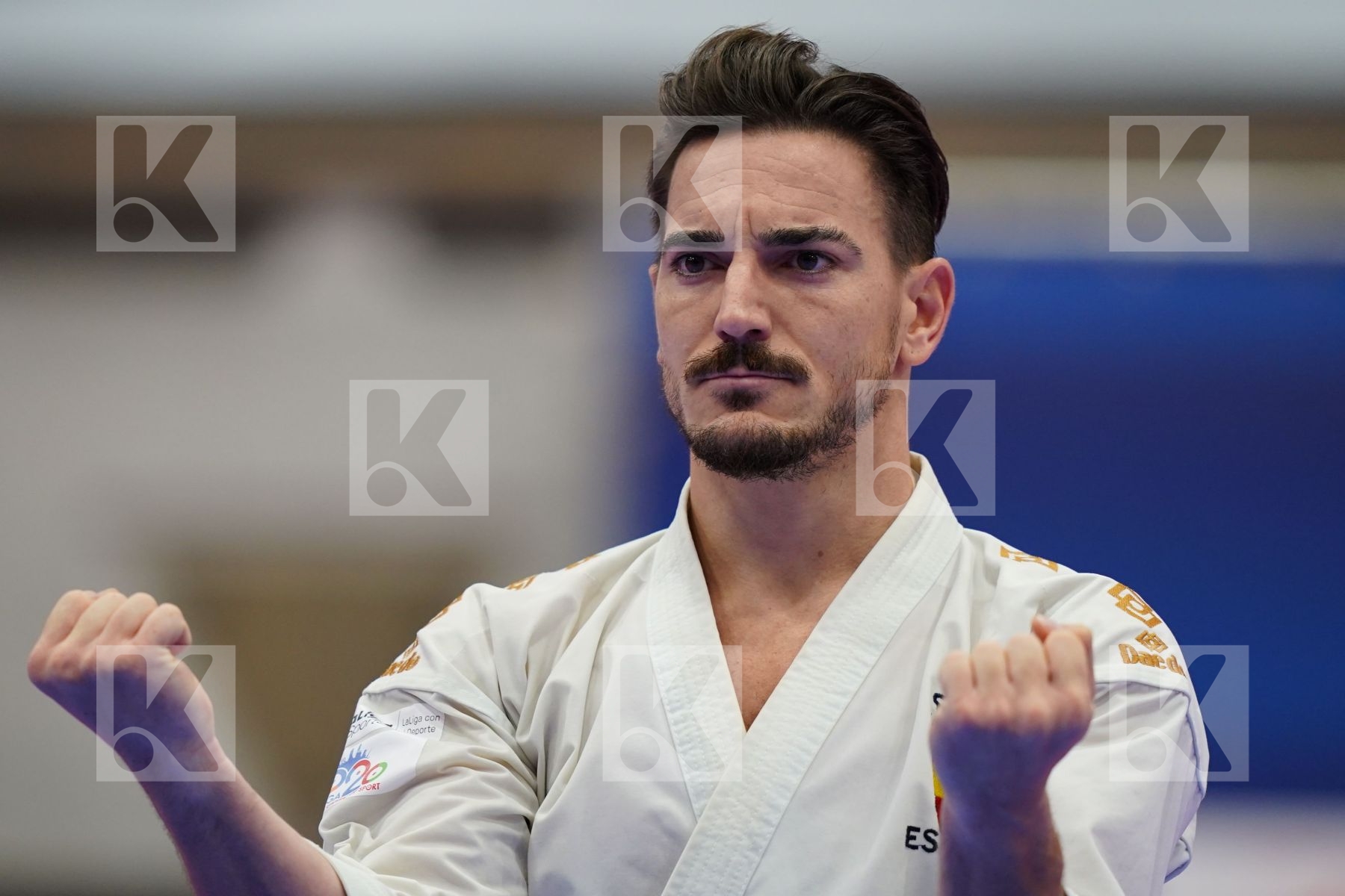 QUINTERO CAPDEVILA DAMIAN HUGO (SPAIN) in Senior Male Kata - Bronze bout