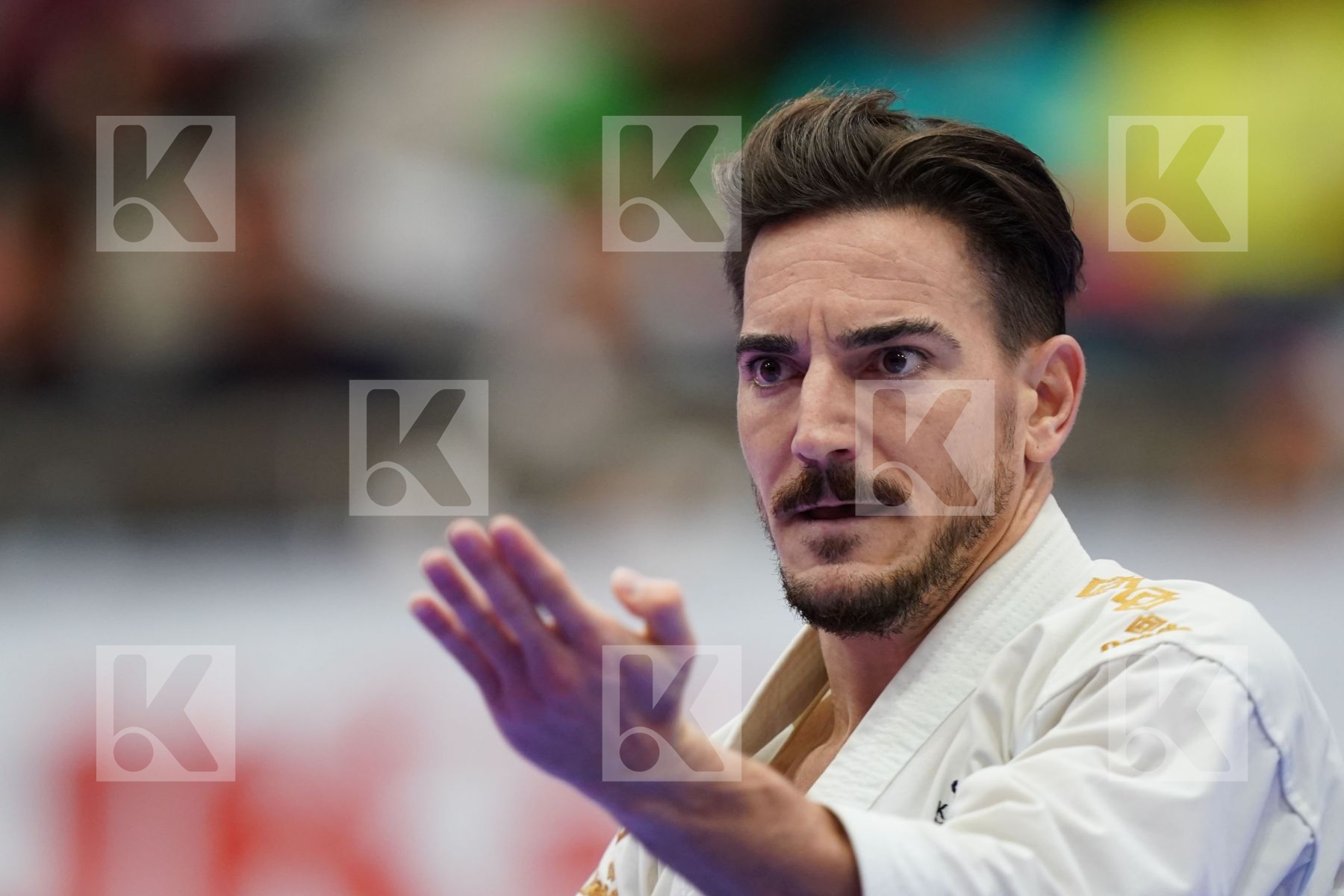 QUINTERO CAPDEVILA DAMIAN HUGO (SPAIN) in Senior Male Kata - Bronze bout