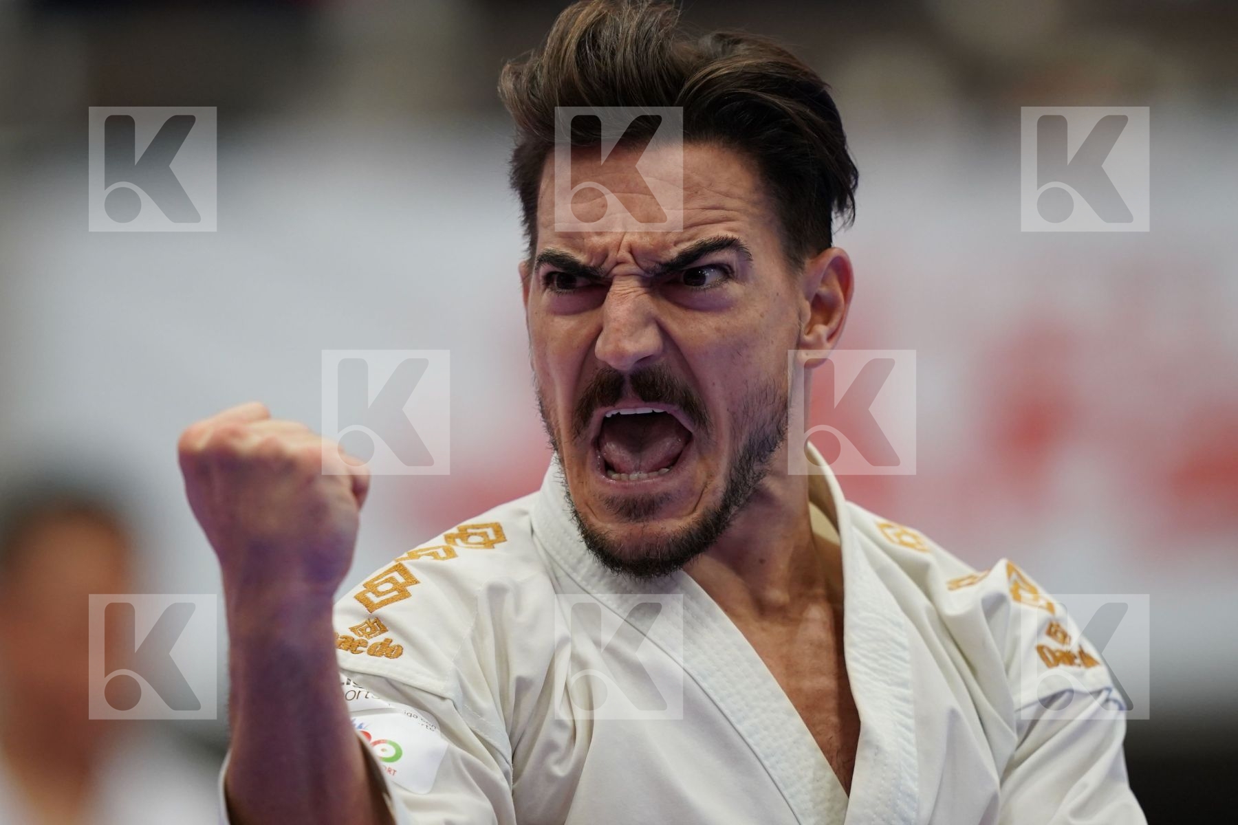 QUINTERO CAPDEVILA DAMIAN HUGO (SPAIN) in Senior Male Kata - Bronze bout