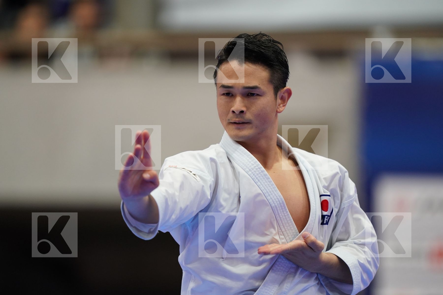 SHIMBABA ISSEI (JAPAN) in Senior Male Kata - Bronze bout