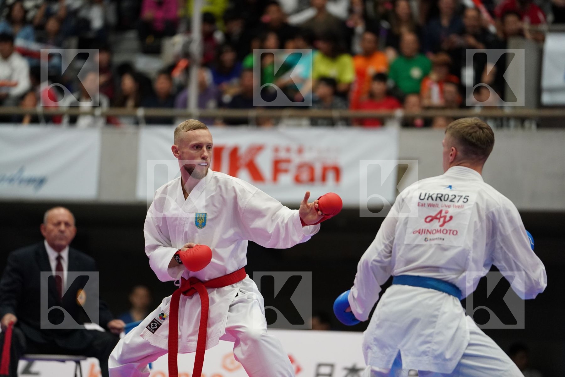 UHNICH IHOR (UKRAINE) VS FILIPOVYCH OLEH (UKRAINE) in Senior Kumite -60 Kg - Bronze bout