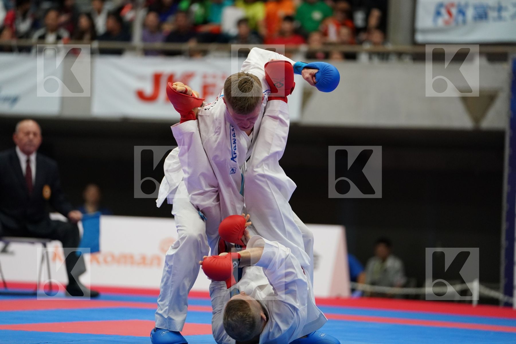 UHNICH IHOR (UKRAINE) VS FILIPOVYCH OLEH (UKRAINE) in Senior Kumite -60 Kg - Bronze bout