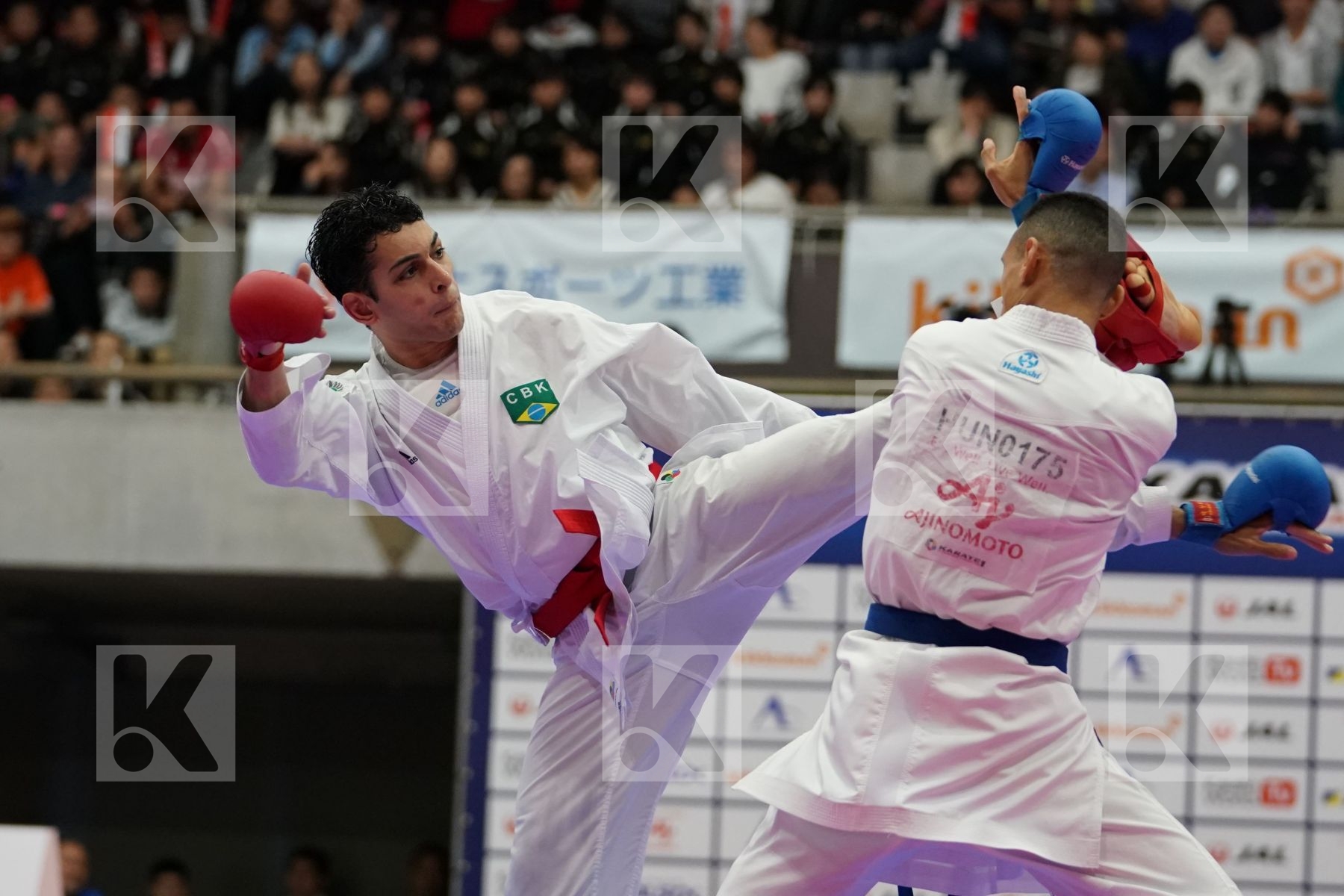 FIGUEIRA VINICIUS (BRAZIL) VS TADISSI YVES MARTIAL (HUNGARY) in Senior Kumite -67 Kg - Bronze bout