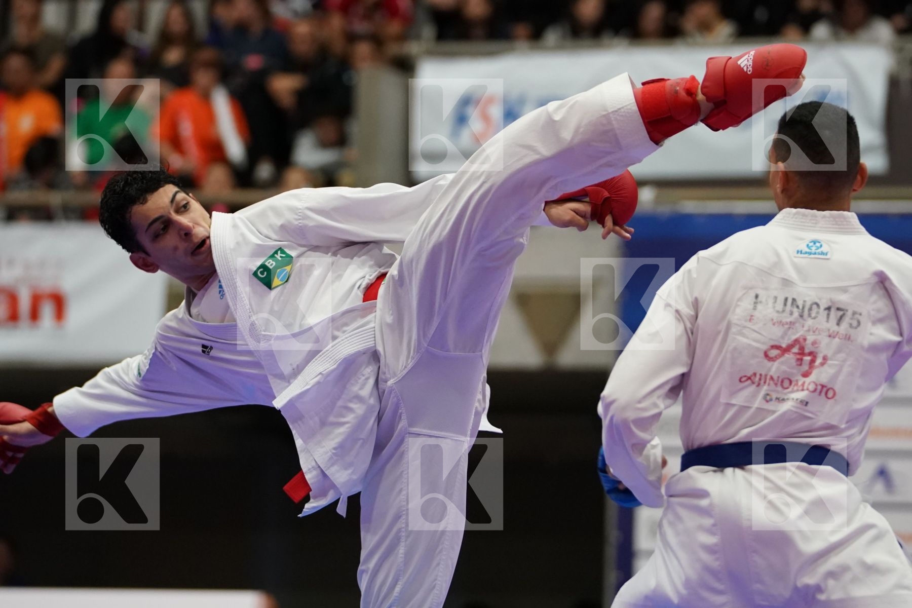 FIGUEIRA VINICIUS (BRAZIL) VS TADISSI YVES MARTIAL (HUNGARY) in Senior Kumite -67 Kg - Bronze bout