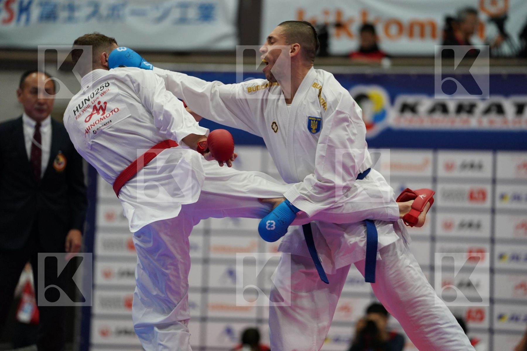 HARSPATAKI GABOR (HUNGARY) VS HORUNA STANISLAV (UKRAINE) in Senior Kumite Ð 75 Kg - Bronze bout