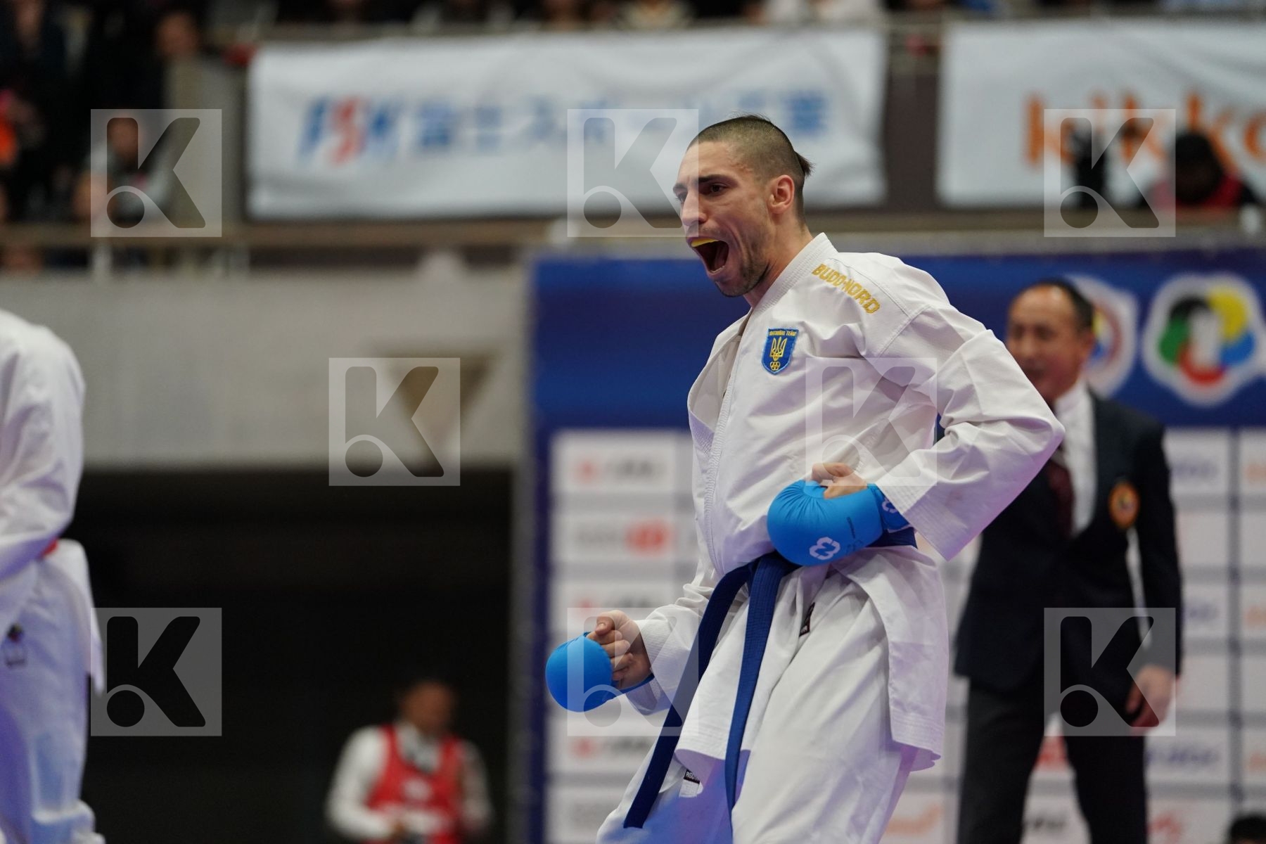 HARSPATAKI GABOR (HUNGARY) VS HORUNA STANISLAV (UKRAINE) in Senior Kumite Ð 75 Kg - Bronze bout