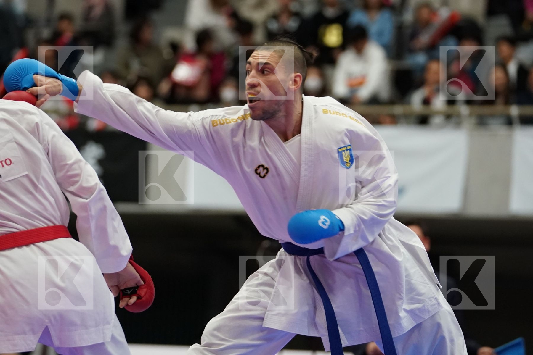 HARSPATAKI GABOR (HUNGARY) VS HORUNA STANISLAV (UKRAINE) in Senior Kumite Ð 75 Kg - Bronze bout