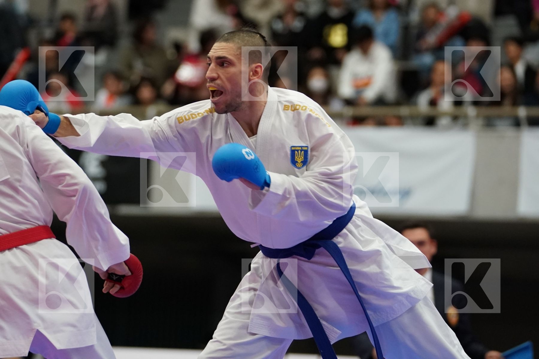 HARSPATAKI GABOR (HUNGARY) VS HORUNA STANISLAV (UKRAINE) in Senior Kumite Ð 75 Kg - Bronze bout