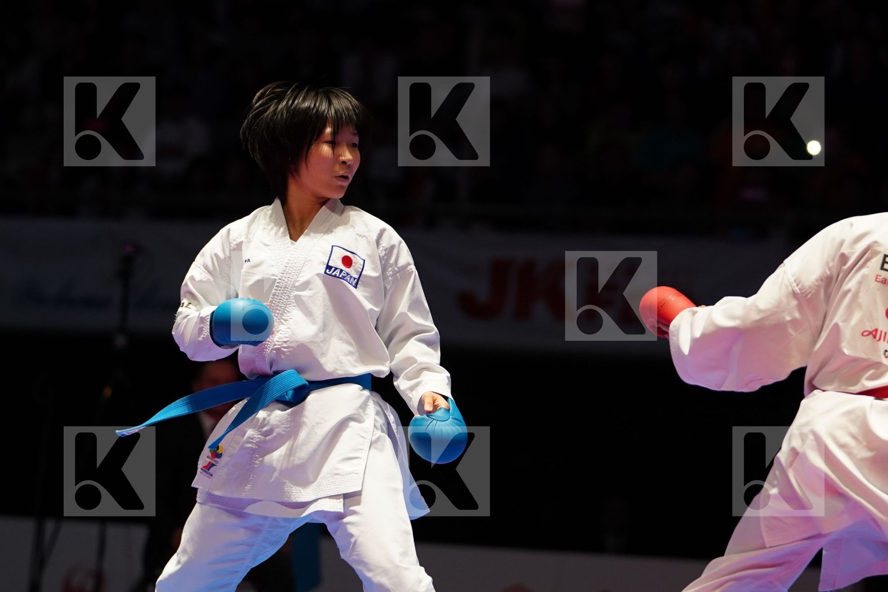 MORALES OZUNA GEMA (SPAIN) VS MIYAHARA MIHO (JAPAN) in Senior Kumite -50 Kg - Gold bout