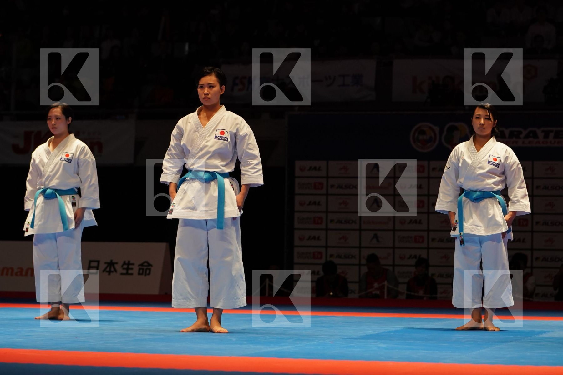 JAPAN (OGAWA, SHIMIZU, UMEKAGE) in Senior Team Female Kata - Gold bout
