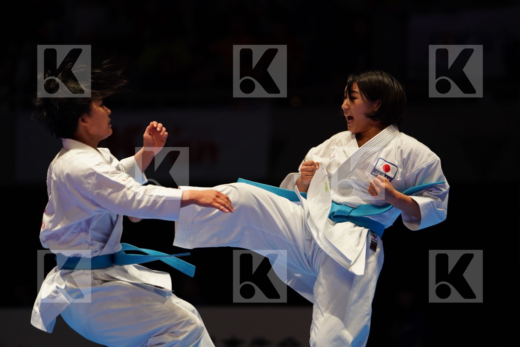 JAPAN (OGAWA, SHIMIZU, UMEKAGE) in Senior Team Female Kata - Gold bout