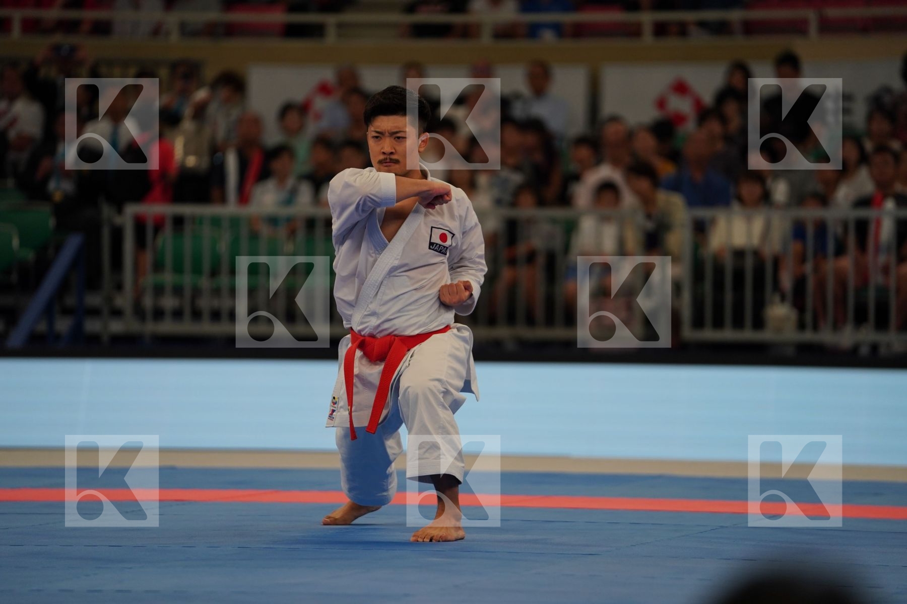 HAYASHIDA CHIKASHI (JAPAN) in Senior Male Kata - Bronze bout