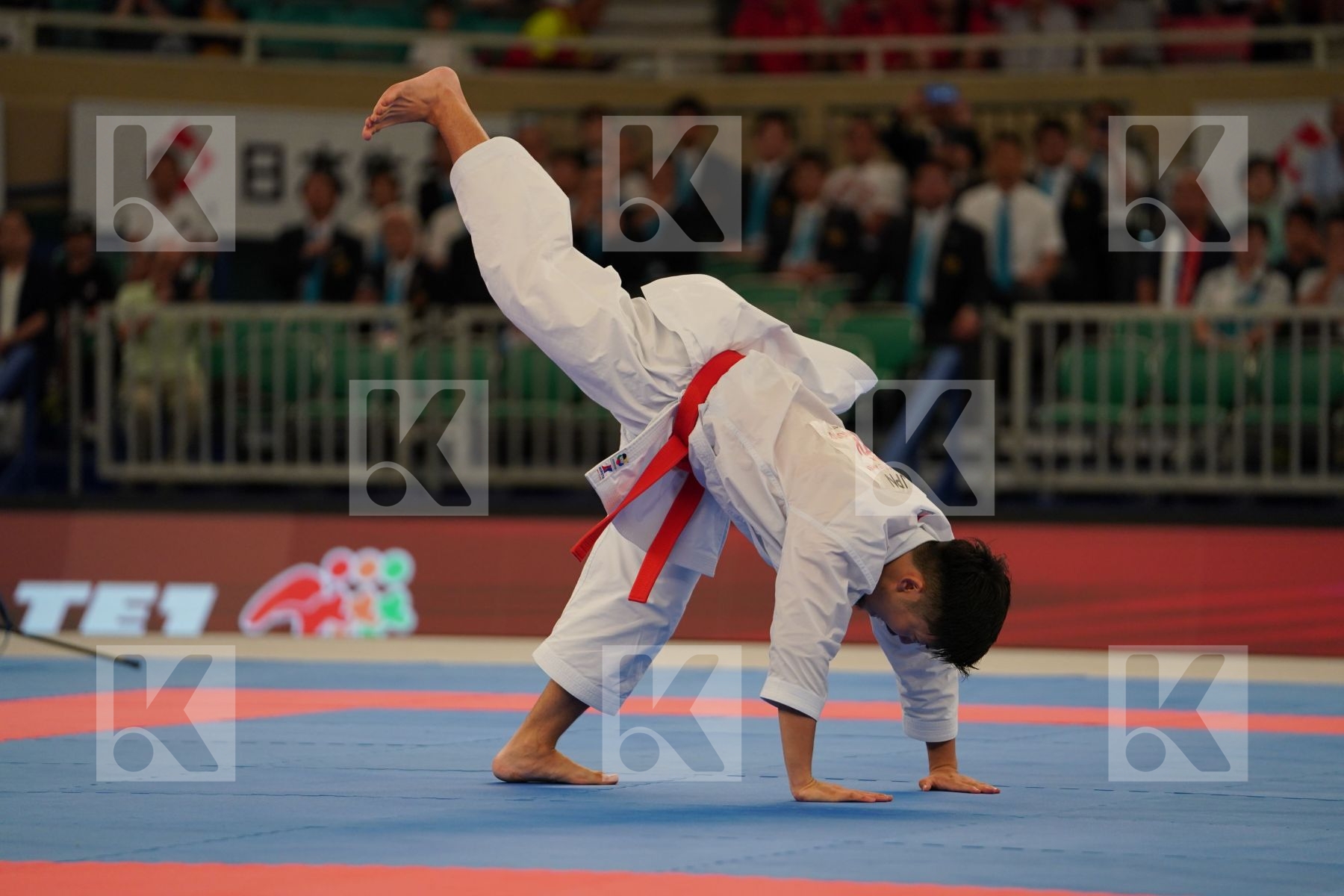 HAYASHIDA CHIKASHI (JAPAN) in Senior Male Kata - Bronze bout