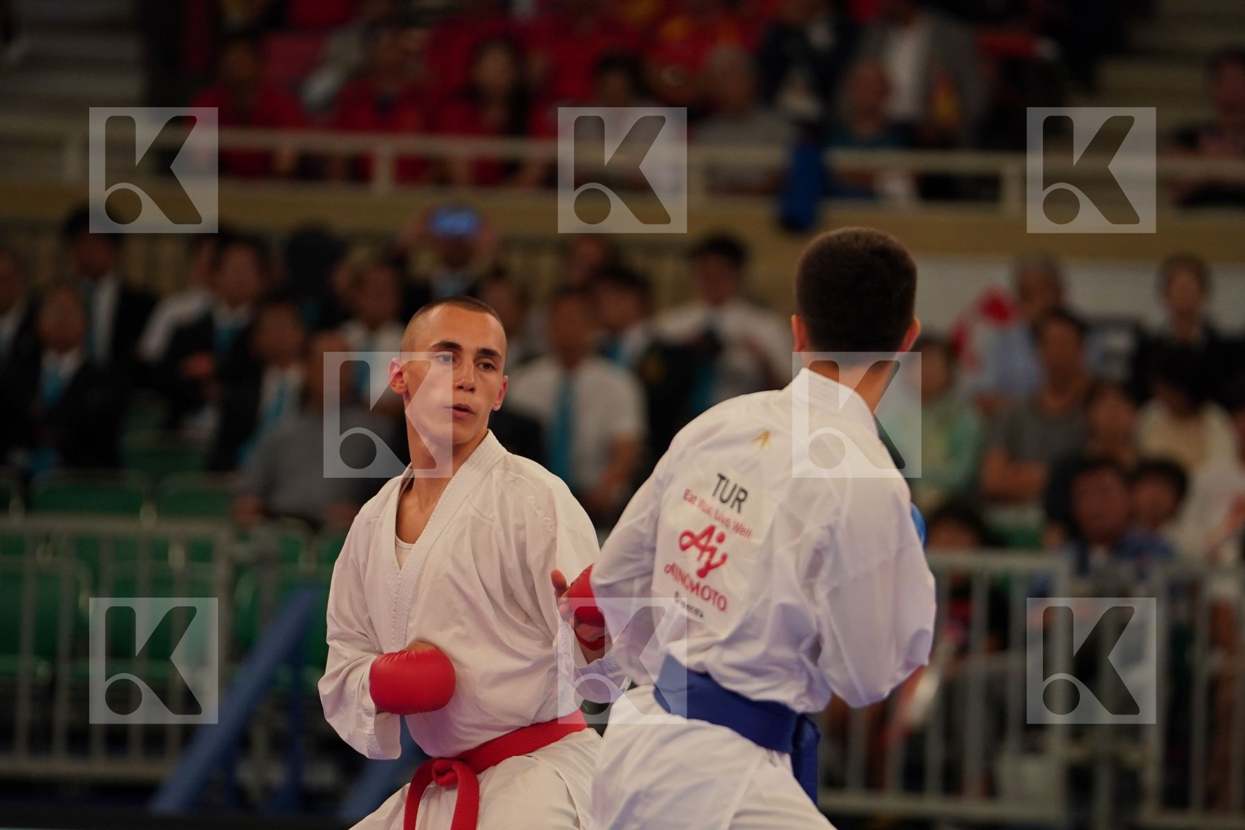DULOVIC NENAD (MONTENEGRO) vs SAMDAN ERAY (TURKEY) in Senior Kumite -60 Kg - Bronze bout