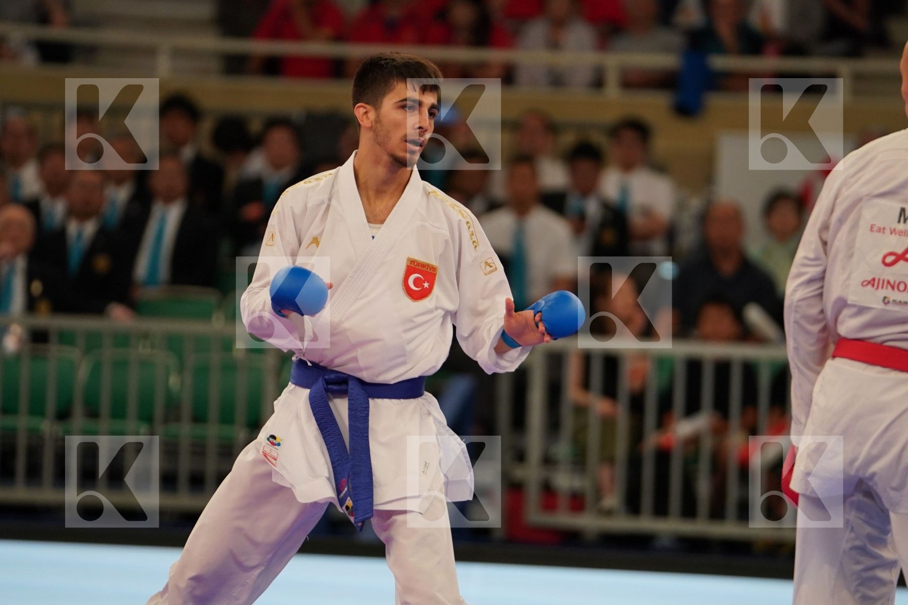 DULOVIC NENAD (MONTENEGRO) vs SAMDAN ERAY (TURKEY) in Senior Kumite -60 Kg - Bronze bout