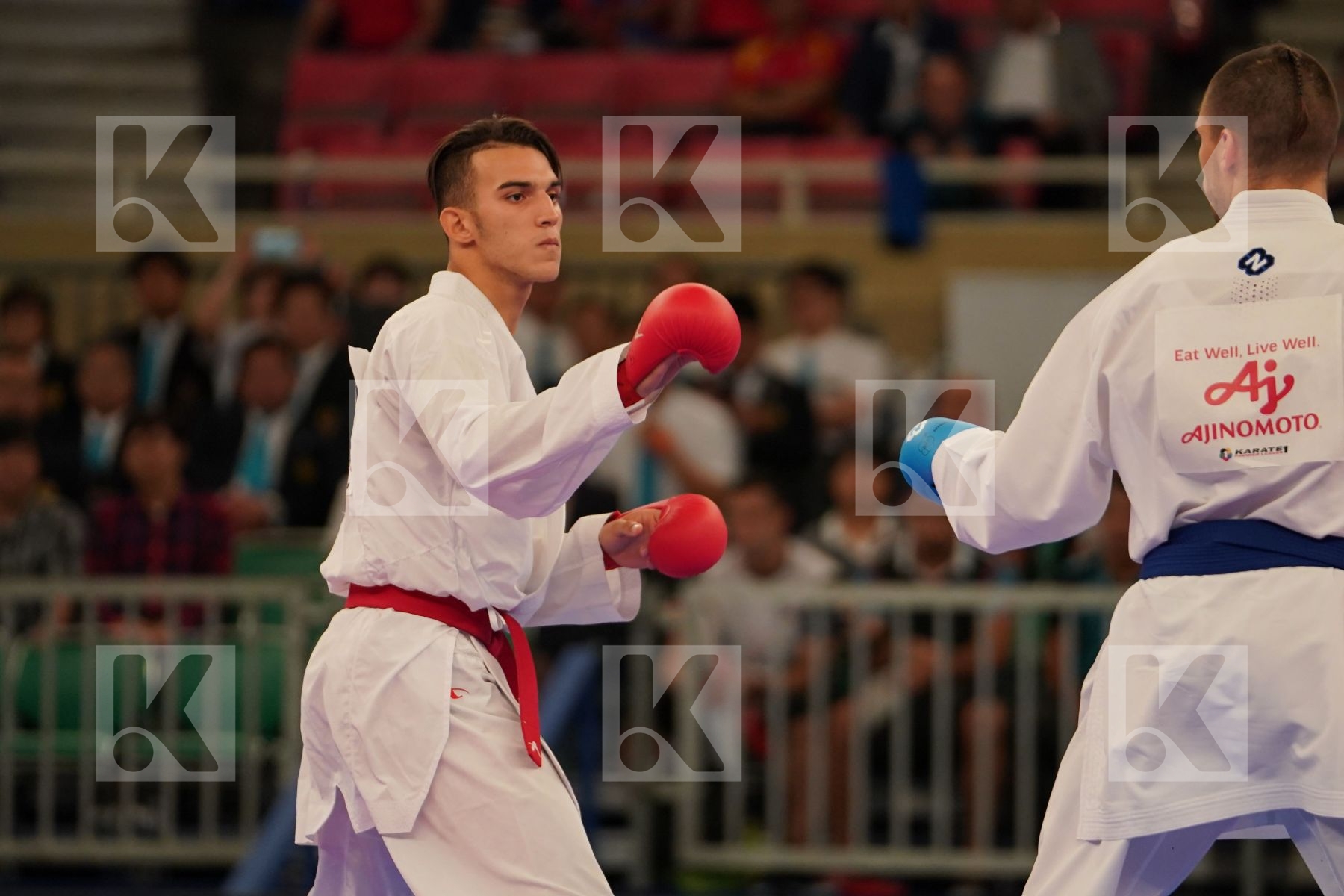 SEKOURI YASSINE (MOROCCO) vs HORUNA STANISLAV (UKRAINE) in Senior Kumite -75 Kg - Bronze bout