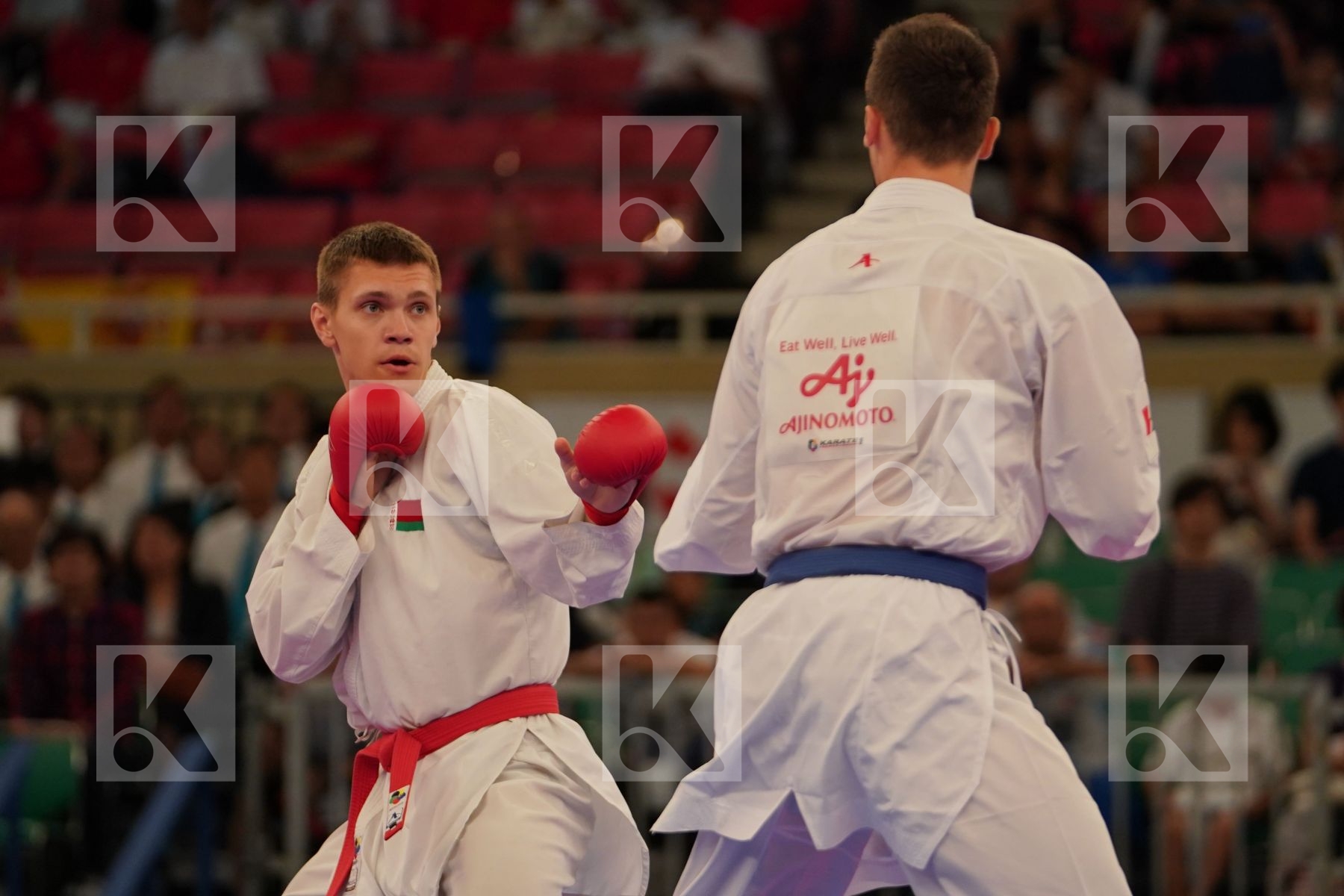 ISAKAU ANTON (BELARUS) vs KVESIC IVAN (CROATIA) in Senior Kumite -84 Kg - Bronze bout