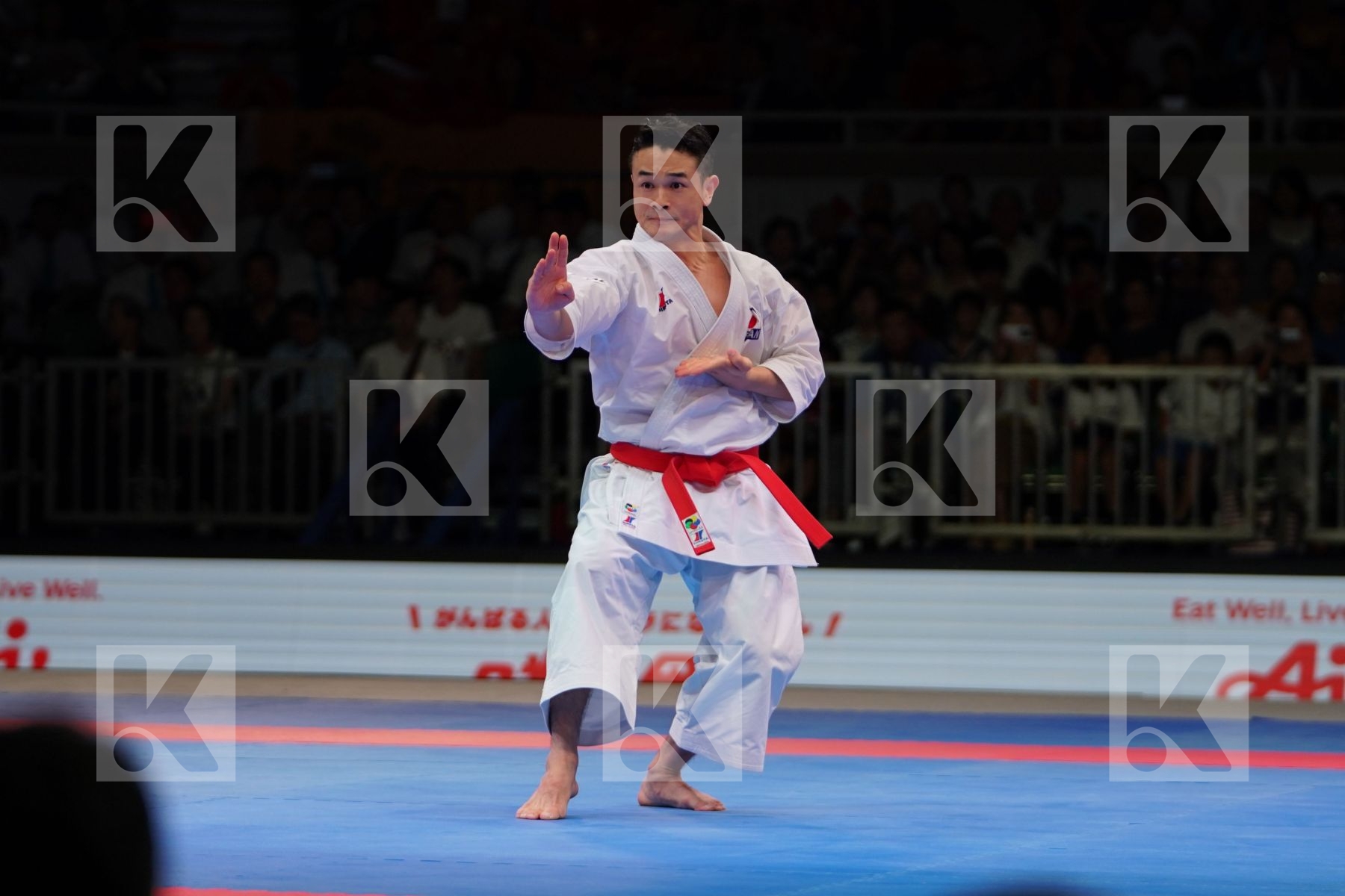 SHIMBABA ISSEI (JAPAN) in Senior Male Kata - Gold bout