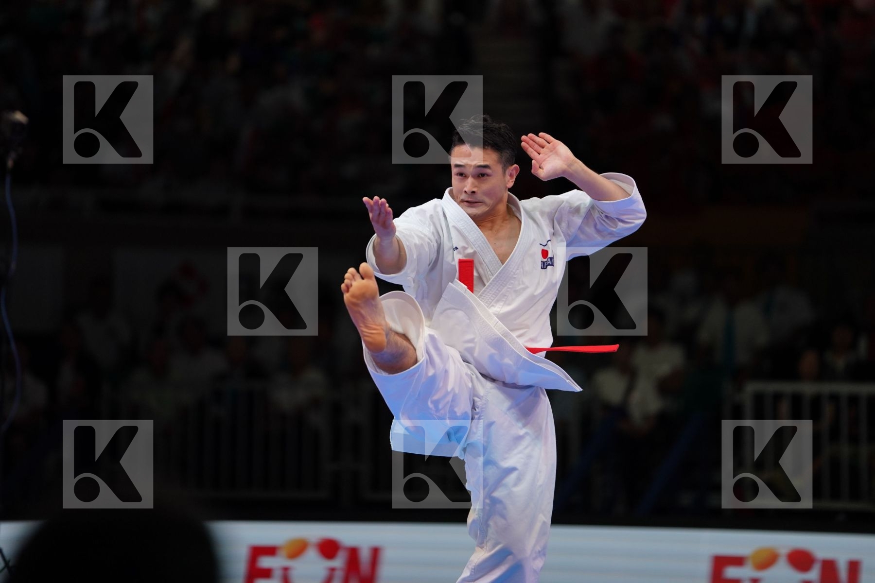 SHIMBABA ISSEI (JAPAN) in Senior Male Kata - Gold bout