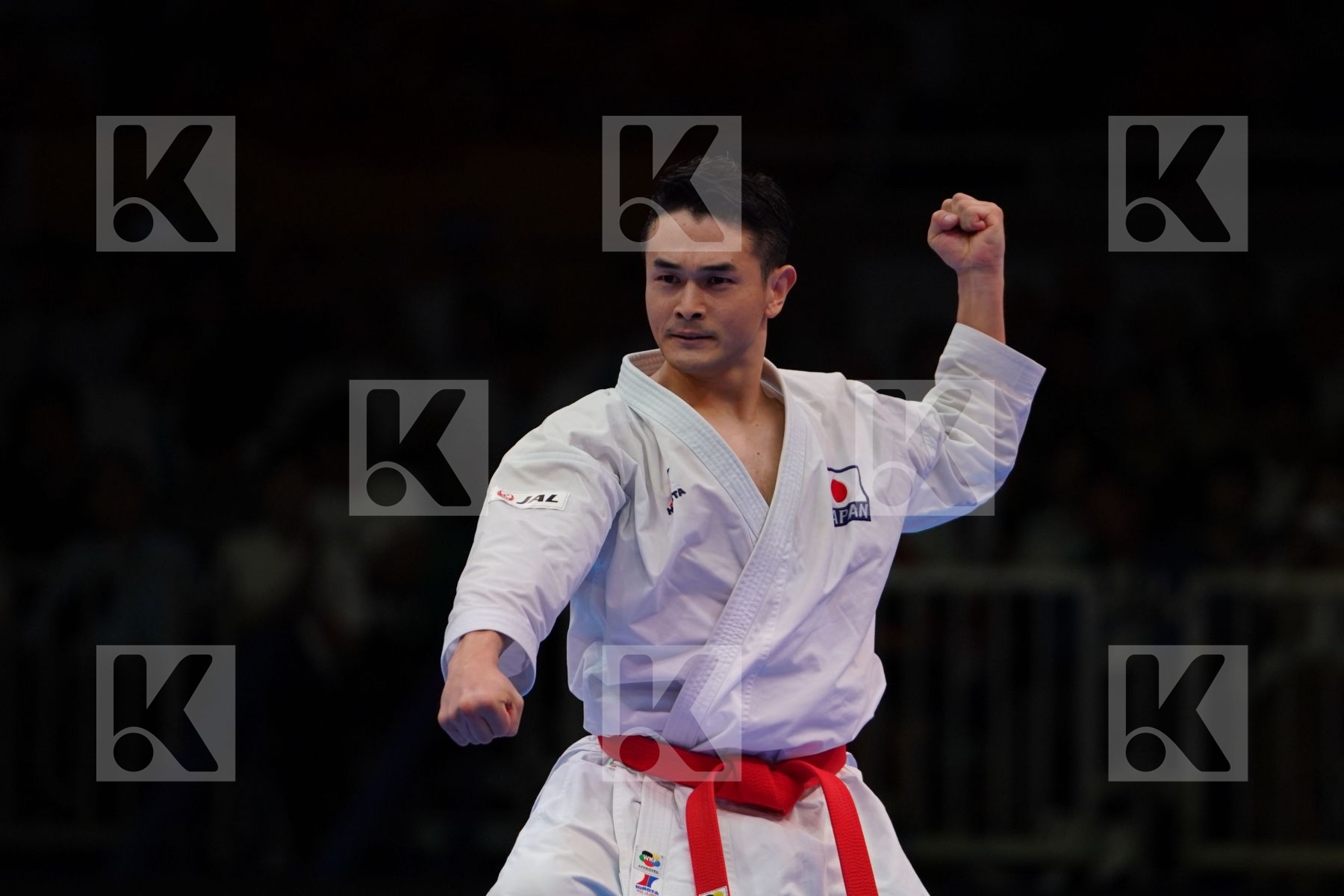 SHIMBABA ISSEI (JAPAN) in Senior Male Kata - Gold bout