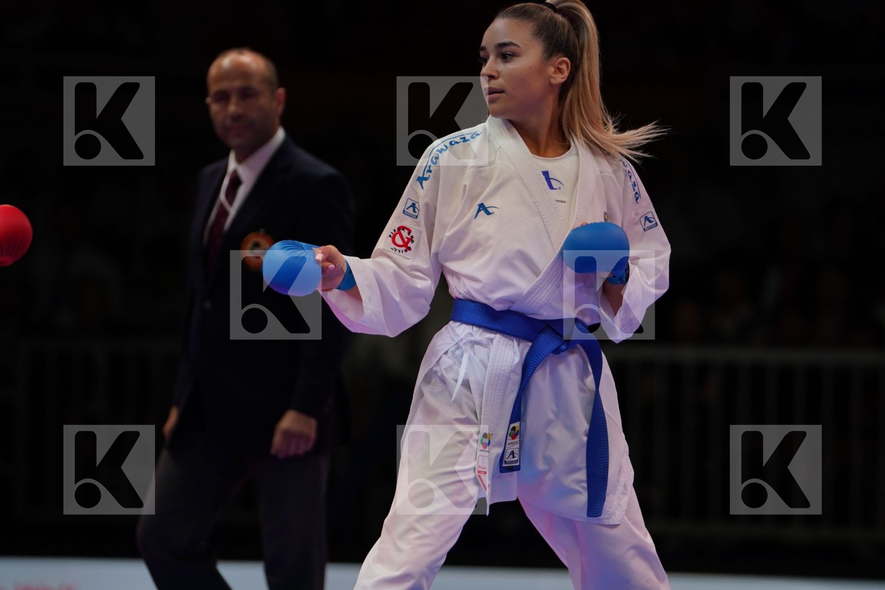 WEN TZU-YUN (CHINESE TAIPEI) vs TERLIUGA ANZHELIKA (UKRAINE) in Senior Kumite -55 Kg - Gold bout
